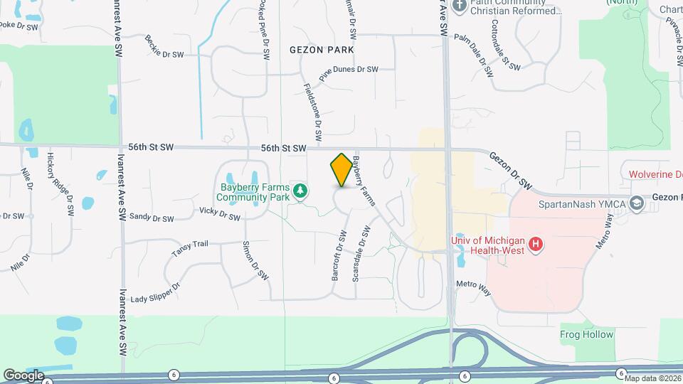 5686 Barcroft Dr SW Mapa y Detalles de la Ubicación