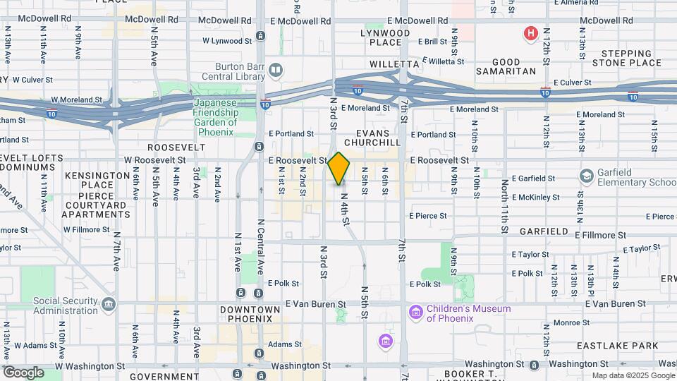 888 N 4th St Map and Location Details