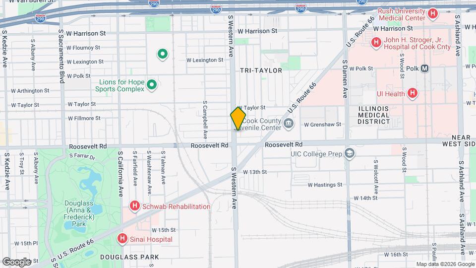 1139 S Western Ave Map and Location Details