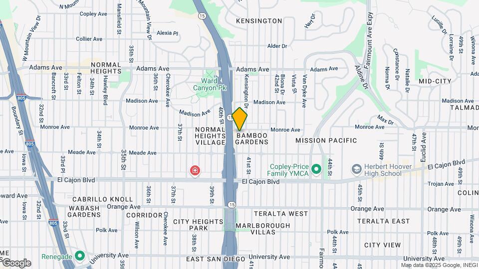 4469 Central Ave Map and Location Details