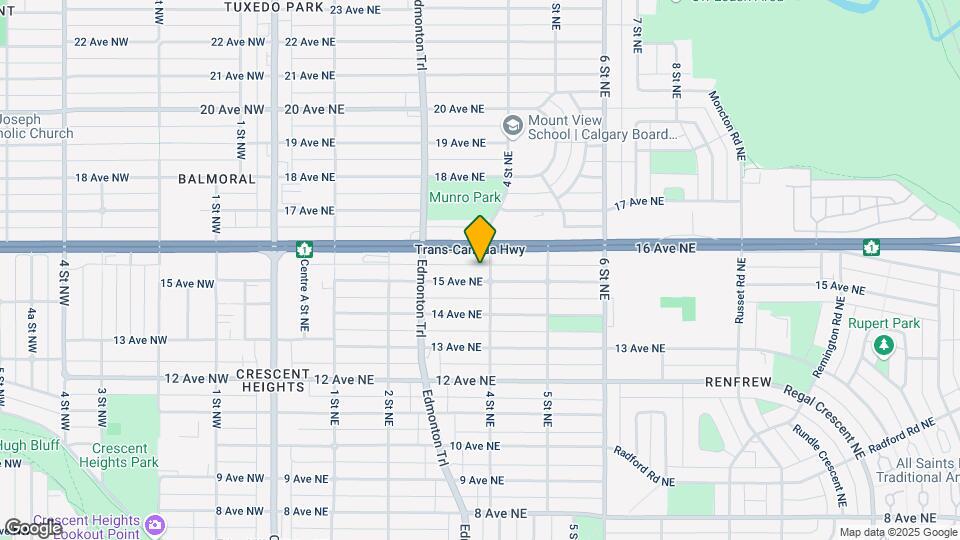 450 15 Av NE Map and Location Details