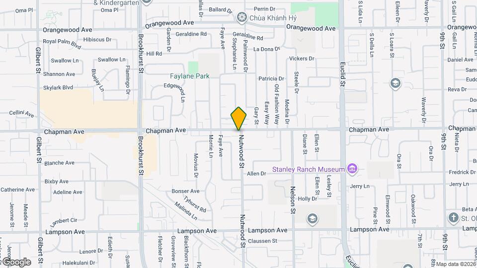 10472 Chapman Ave Map and Location Details
