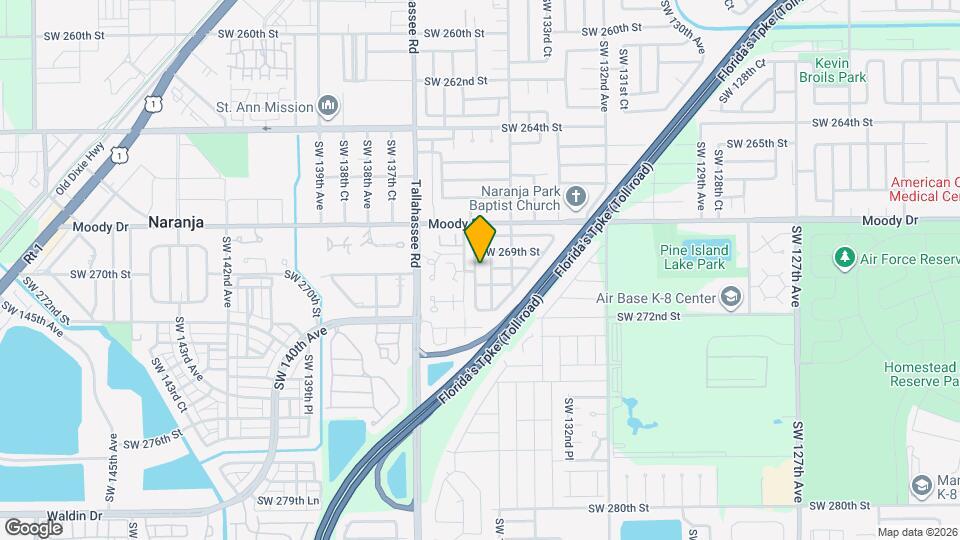 27001 SW 134th Pl Map and Location Details