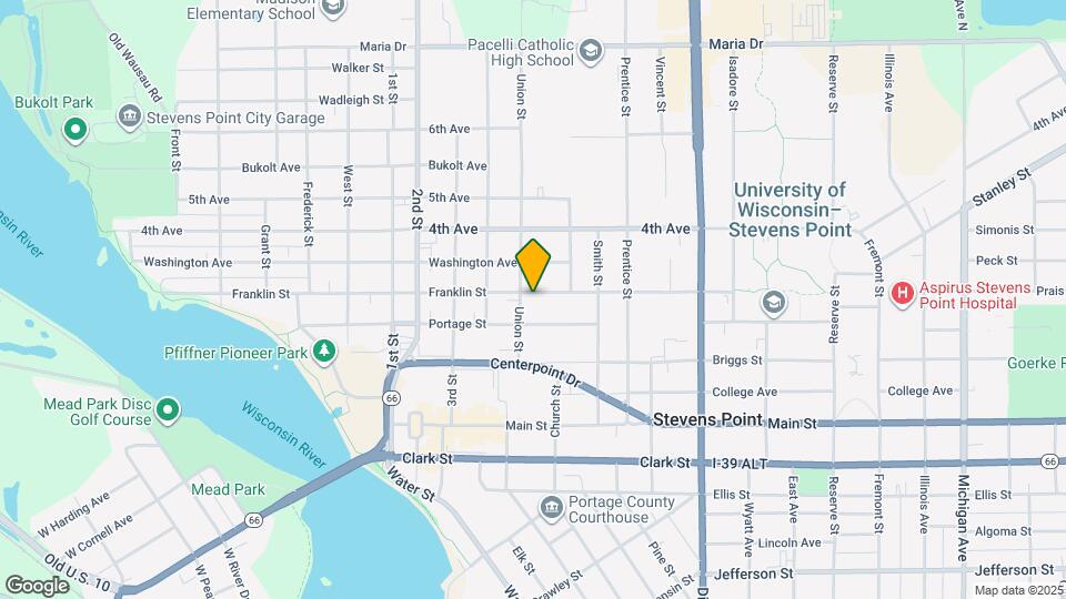 1209 Franklin St Map and Location Details