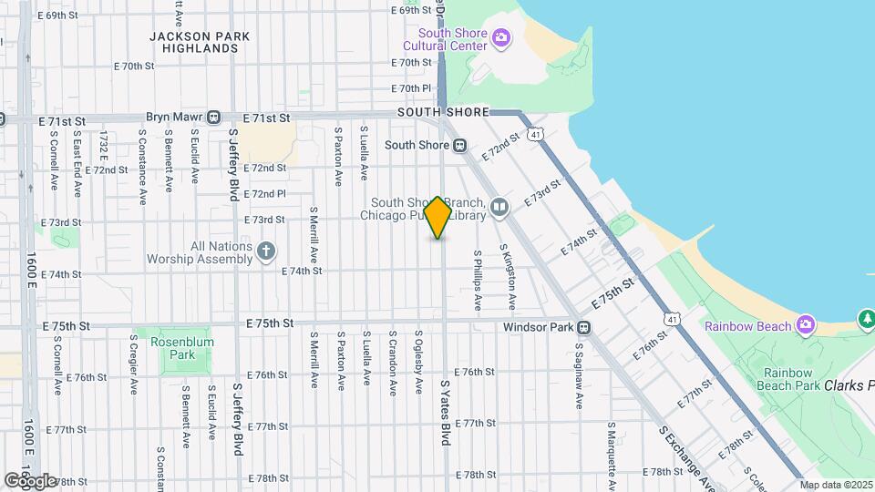 7330 S Yates Blvd Mapa y Detalles de la Ubicación