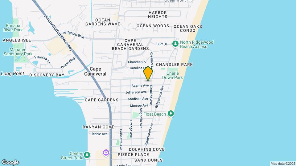 418 Adams Ave Mapa y Detalles de la Ubicación