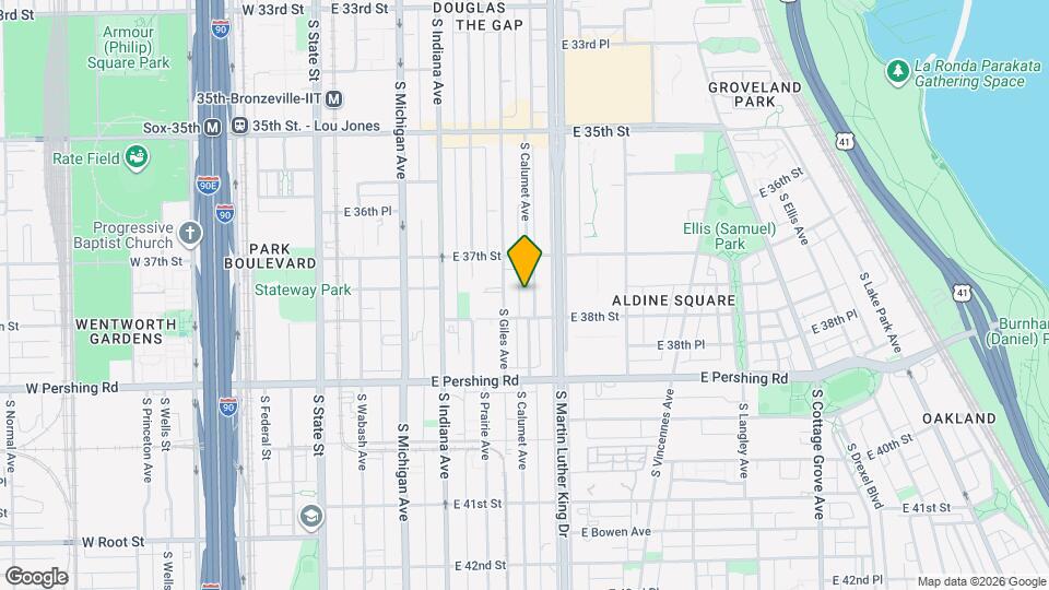 3738 S Calumet Ave Map and Location Details