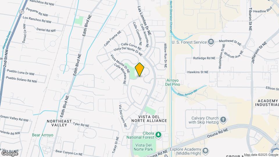 7236 Sidewinder Dr NE Map and Location Details