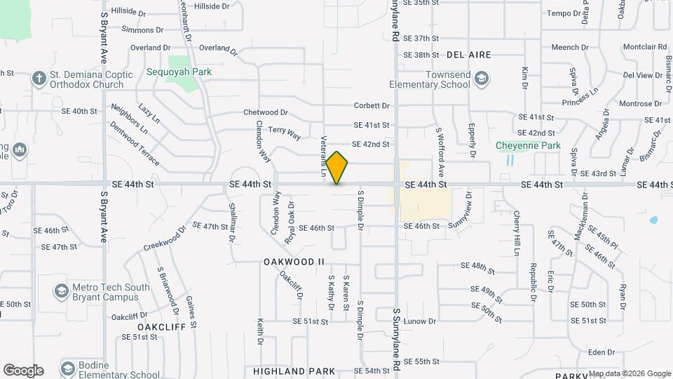 4013 SE 45th Terrace Map and Location Details