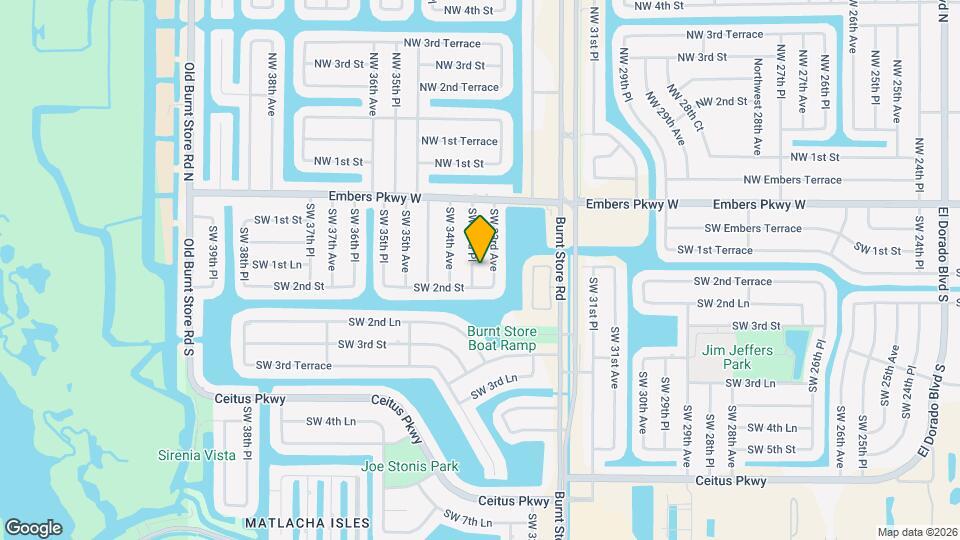 133 SW 33rd Pl Map and Location Details