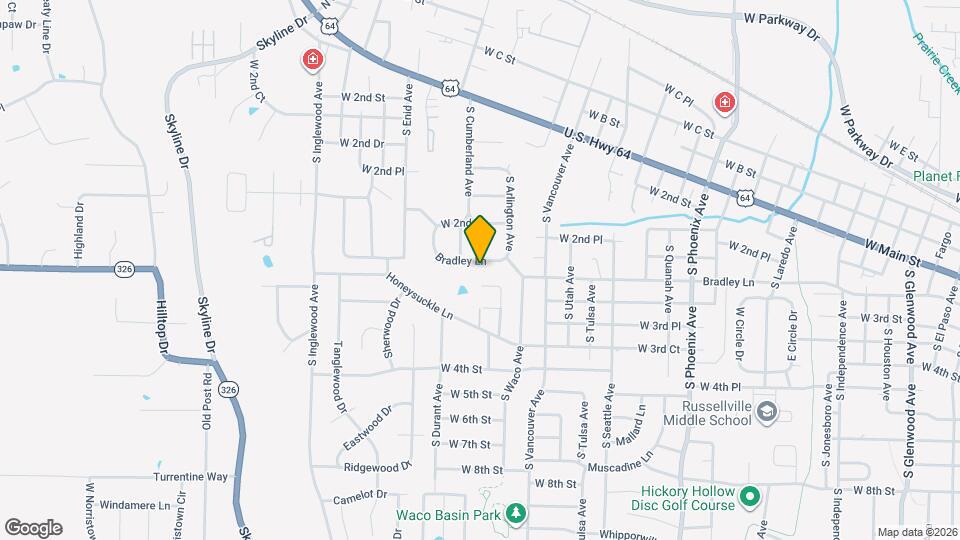 2507 Bradley Ln Map and Location Details