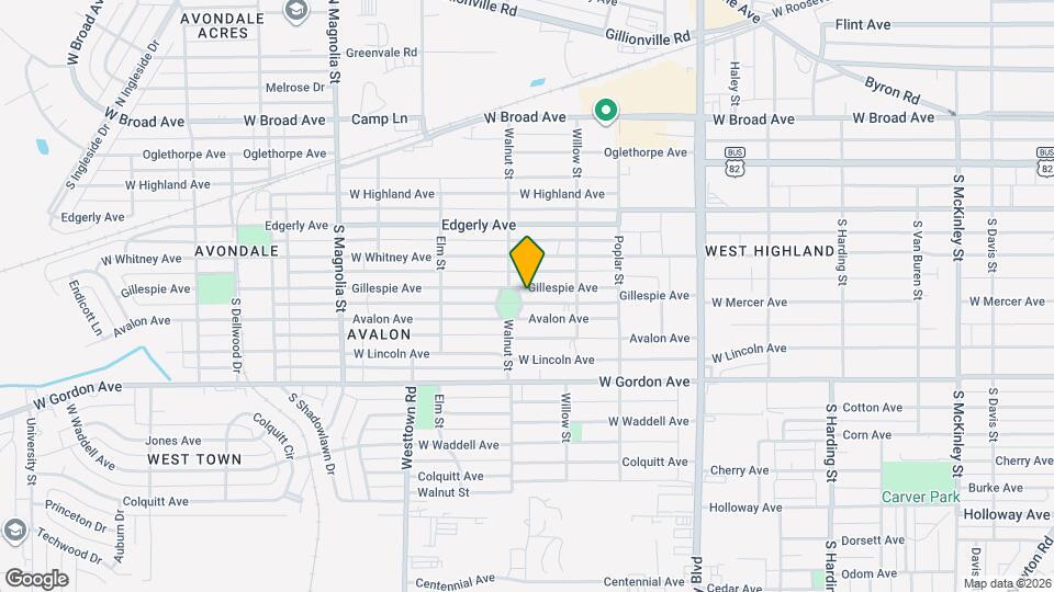 1318 Gillespie Ave Map and Location Details