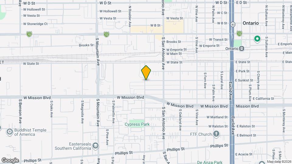 601 S Cypress Ave Map and Location Details