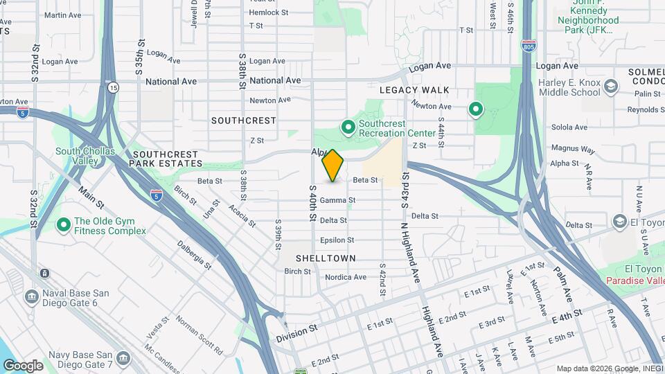 1515 S 40th St Map and Location Details