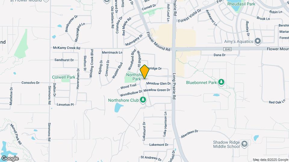 2912 Meadow Glen Dr Map and Location Details