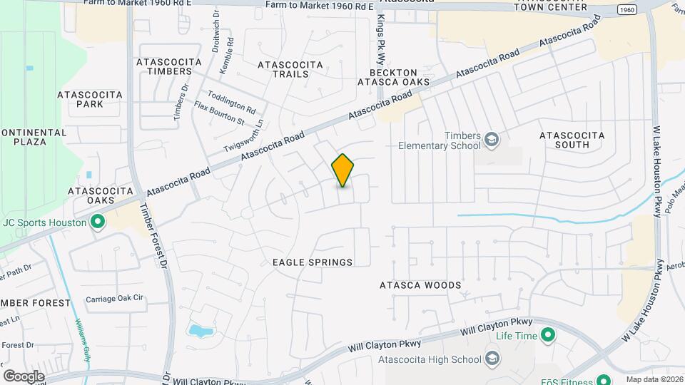 18414 Stark Point Ct Mapa y Detalles de la Ubicación