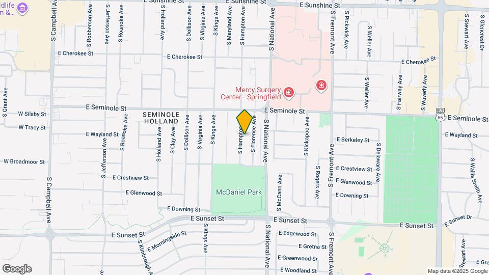 2302 S Hampton Ave Map and Location Details