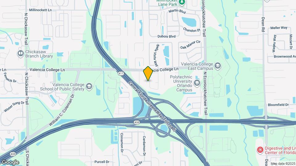 580 Valencia Pl Cir Map and Location Details