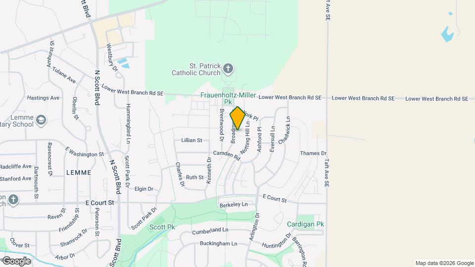 214 Redhill Ln Map and Location Details