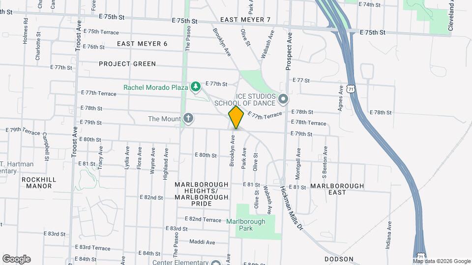 7901 Brooklyn Ave Map and Location Details