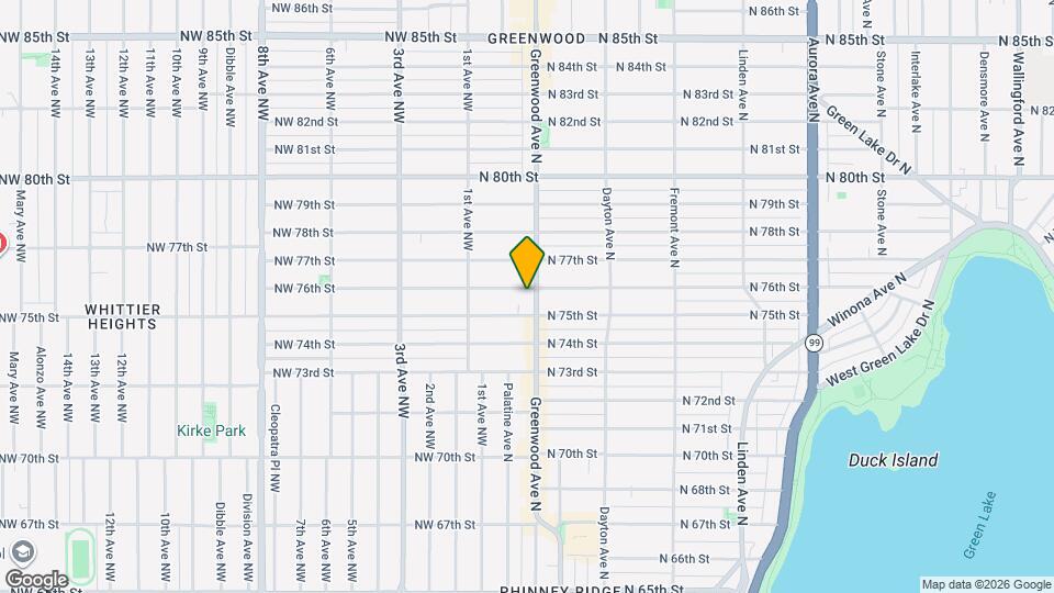 7519 Greenwood Ave N Map and Location Details