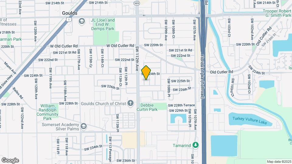 22525 SW 111th Ave Mapa y Detalles de la Ubicación