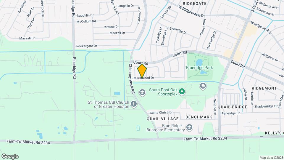 6443 Marinwood Dr Map and Location Details