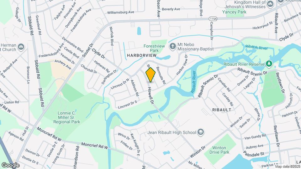 8521 Howell Dr Map and Location Details