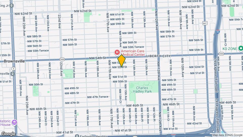 5194 NW 15th Ave Map and Location Details