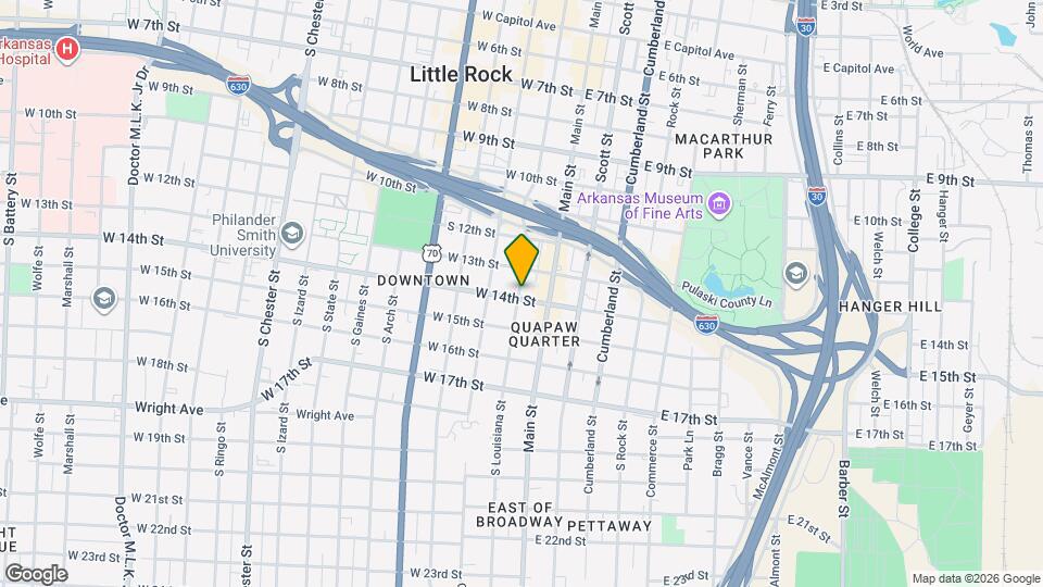 1323 S Louisiana St Map and Location Details