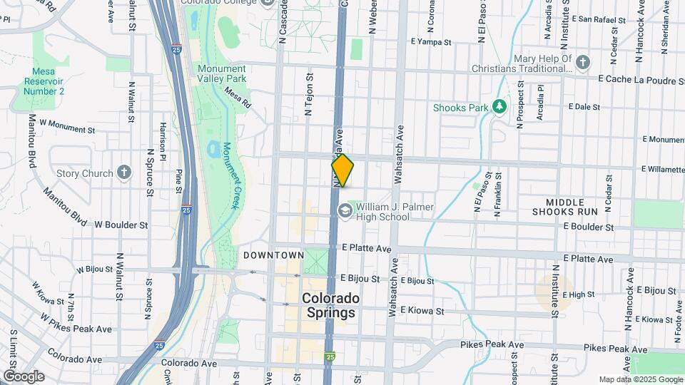 429 N Nevada Ave Map and Location Details