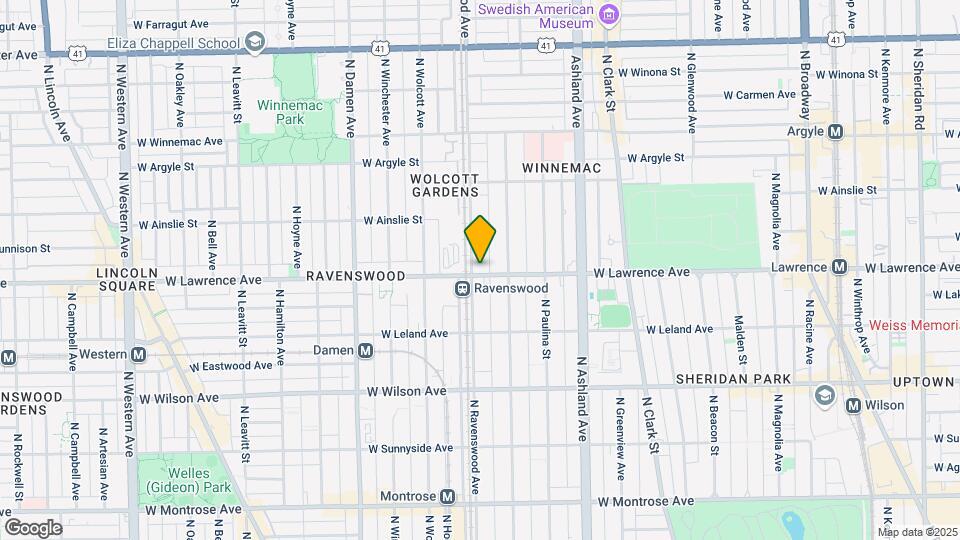 4801 North Ravenswood Mapa y Detalles de la Ubicación