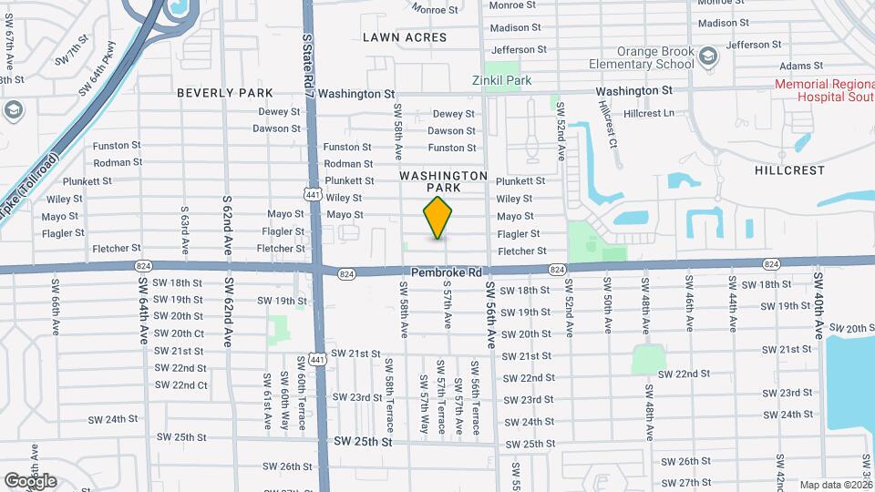 5703 Fletcher St Mapa y Detalles de la Ubicación