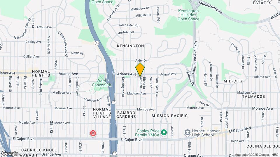 4671 Edgeware Rd Mapa y Detalles de la Ubicación