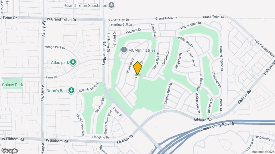 7632 Fruit Dove St Map and Location Details