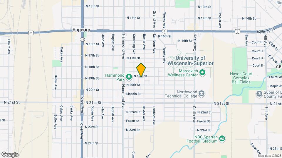 1905 Baxter Ave Map and Location Details