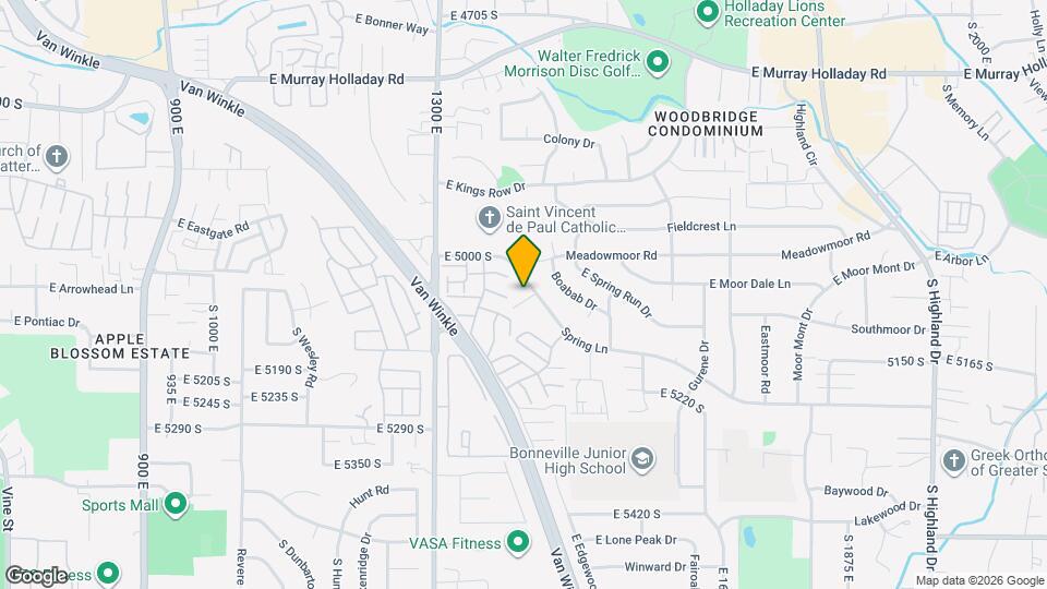 1420 Spring Ln, Unit 1 Map and Location Details