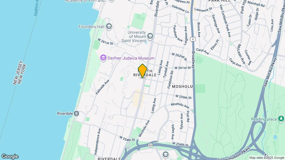 RIVERDALE AVENUE, BRONX Map and Location Details