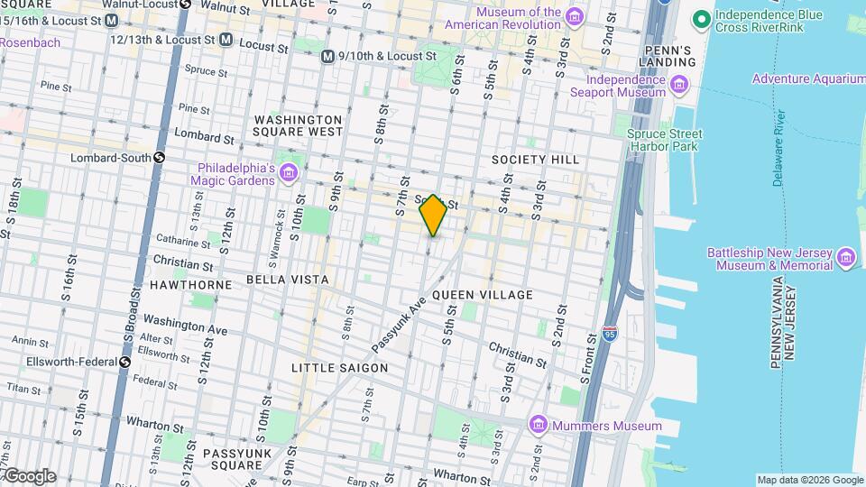 725 S 6th St Map and Location Details