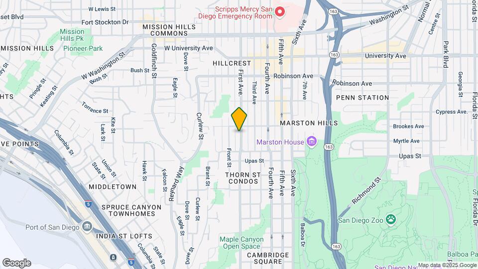 3560 1st Ave Map and Location Details