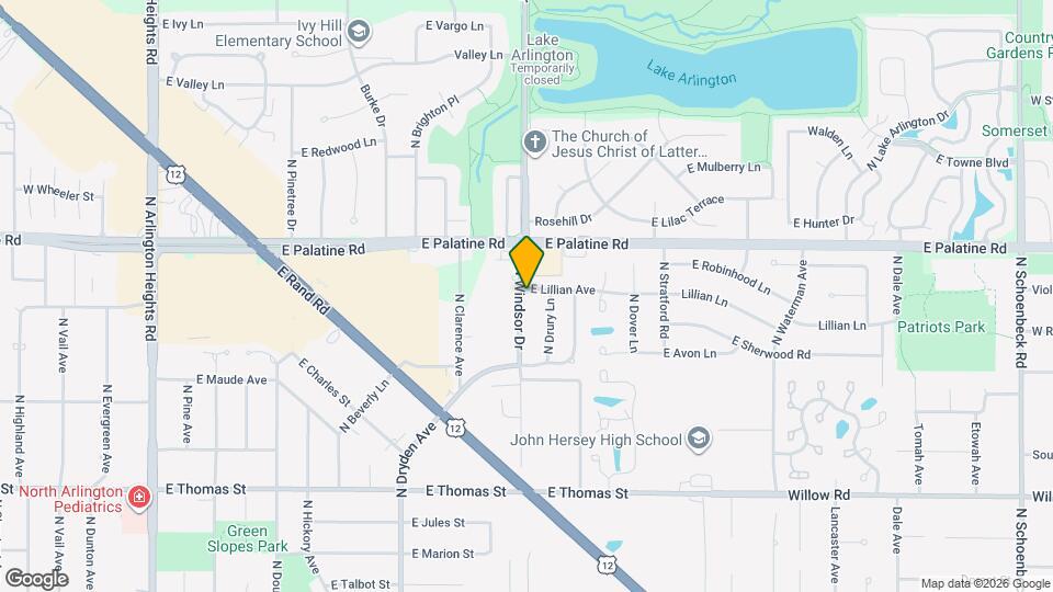 1403 E Lillian Ave Map and Location Details