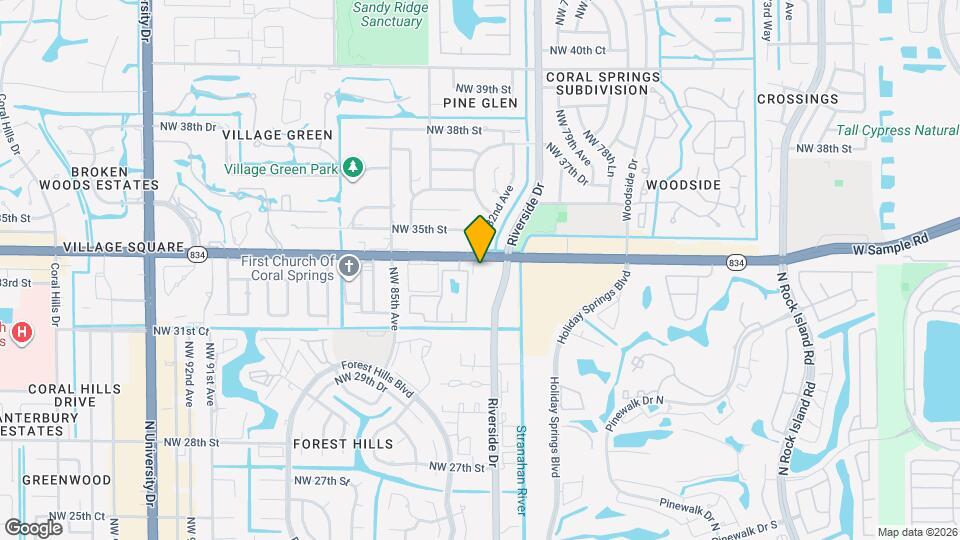 Coral Lake Apartments Map and Location Details