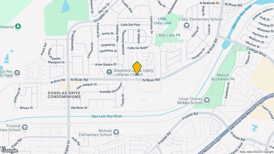 220 Riverview Way Map and Location Details