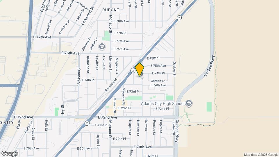 7421 Oneida St Mapa y Detalles de la Ubicación