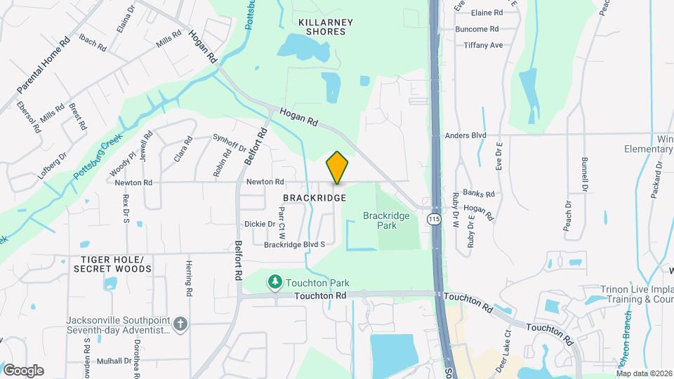 2815 Brackridge Blvd E Map and Location Details