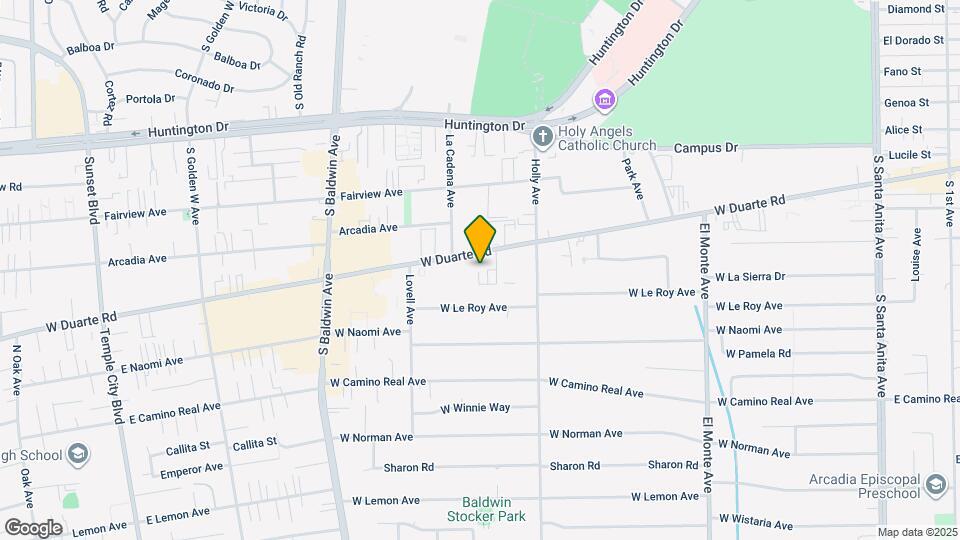 462 W Duarte Rd, Unit B Map and Location Details