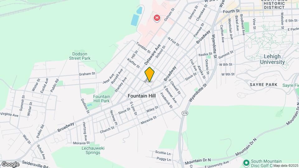 607 N Hoffert St Map and Location Details