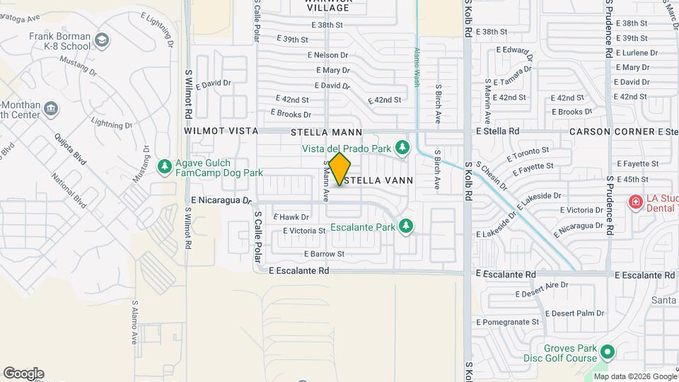 6722 E 45th St Map and Location Details