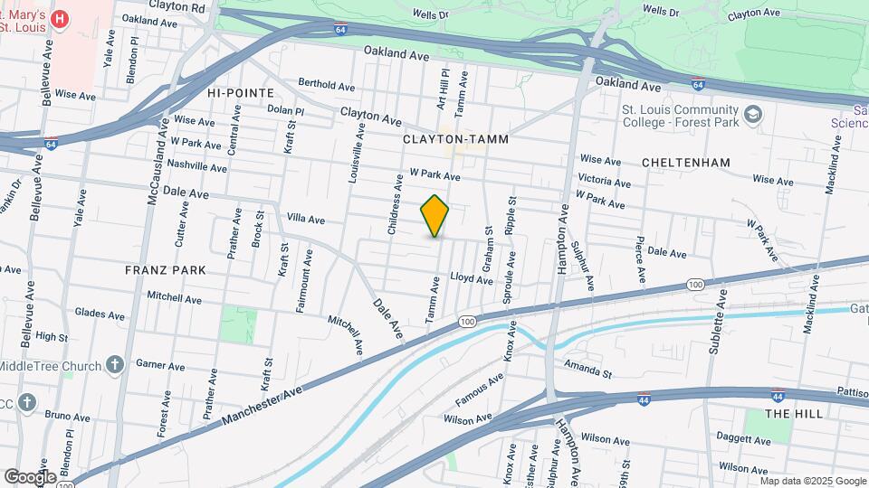 1429 Tamm Ave, Unit 1st floor South Map and Location Details