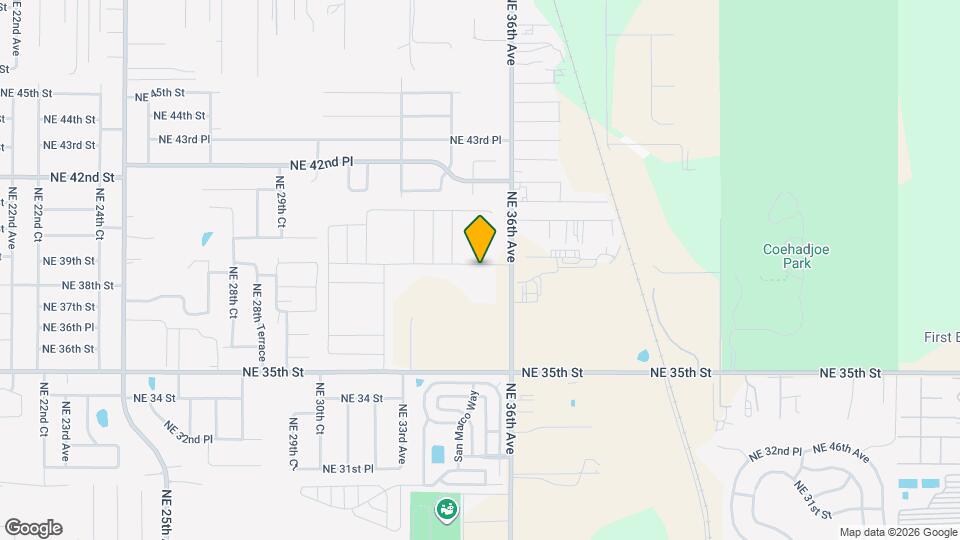 3492 NE 38th Ln Mapa y Detalles de la Ubicación